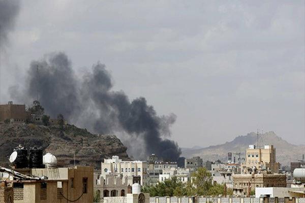 حملات جنگنده های سعودی به البقع در صعده یمن