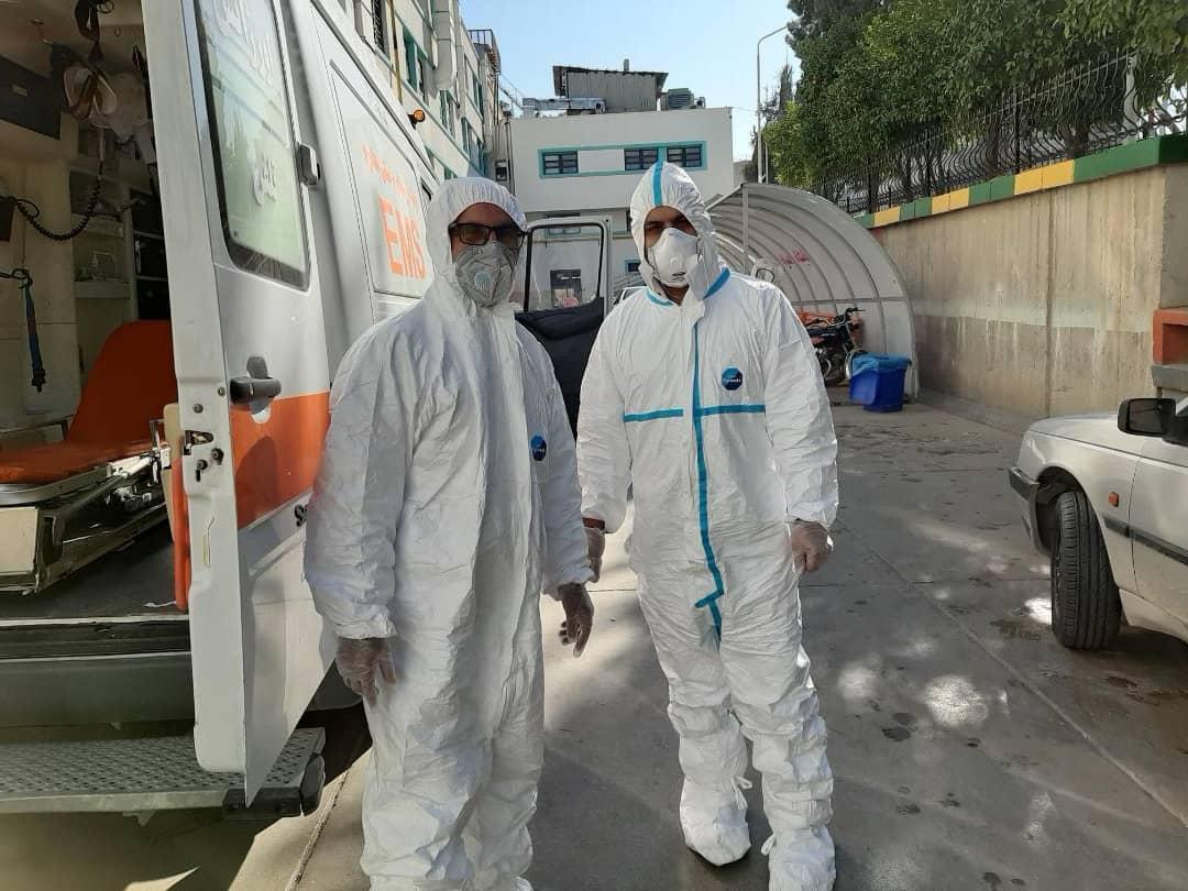 انتقال کودک دوماهه مشکوک به کرونا از جهرم به شیراز انتقال کودک دوماهه مشکوک به کرونا از جهرم به شیراز