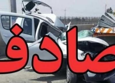 یک کشته و 4 مصدوم در برخورد پژو 405 با سواری اپتیما در محور یاسوج-اصفهان