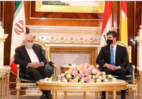 ظریف با رئیس اقلیم کردستان عراق دیدار کرد ظریف با رئیس اقلیم کردستان عراق ملاقات کرد