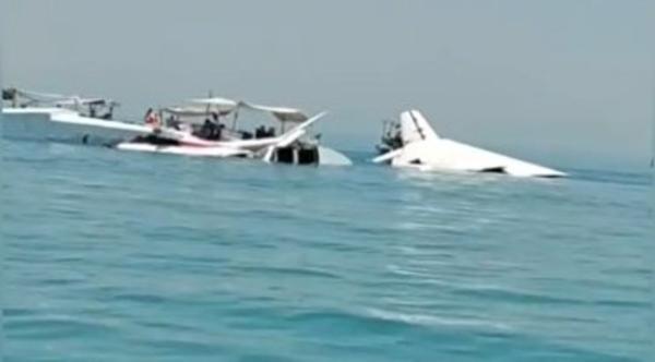 سقوط هواپیمای آموزشی در آب های حوالی قشم